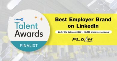 Flash Express ได้รับคัดเลือกเป็น Finalist ในรางวัล LinkedIn Talent Awards 2025สาขา “Best Employer Brand on LinkedIn”
