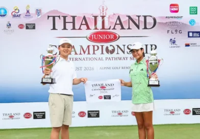 ยูโบ – พิมพ์นารา แชมป์ ไทยแลนด์ จูเนียร์ฯ รับสิทธิ์ร่วมแข่งขัน เอเจจีเอ ที่สหรัฐ ฯ