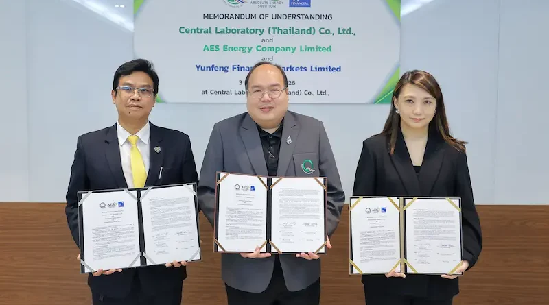 CLT ผนึก AES Energy และ Yunfeng Financial Group ขับเคลื่อนความร่วมมือด้านพลังงานสะอาดแบบบูรณาการ หนุนภาคธุรกิจไทยสู่เศรษฐกิจคาร์บอนต่ำ